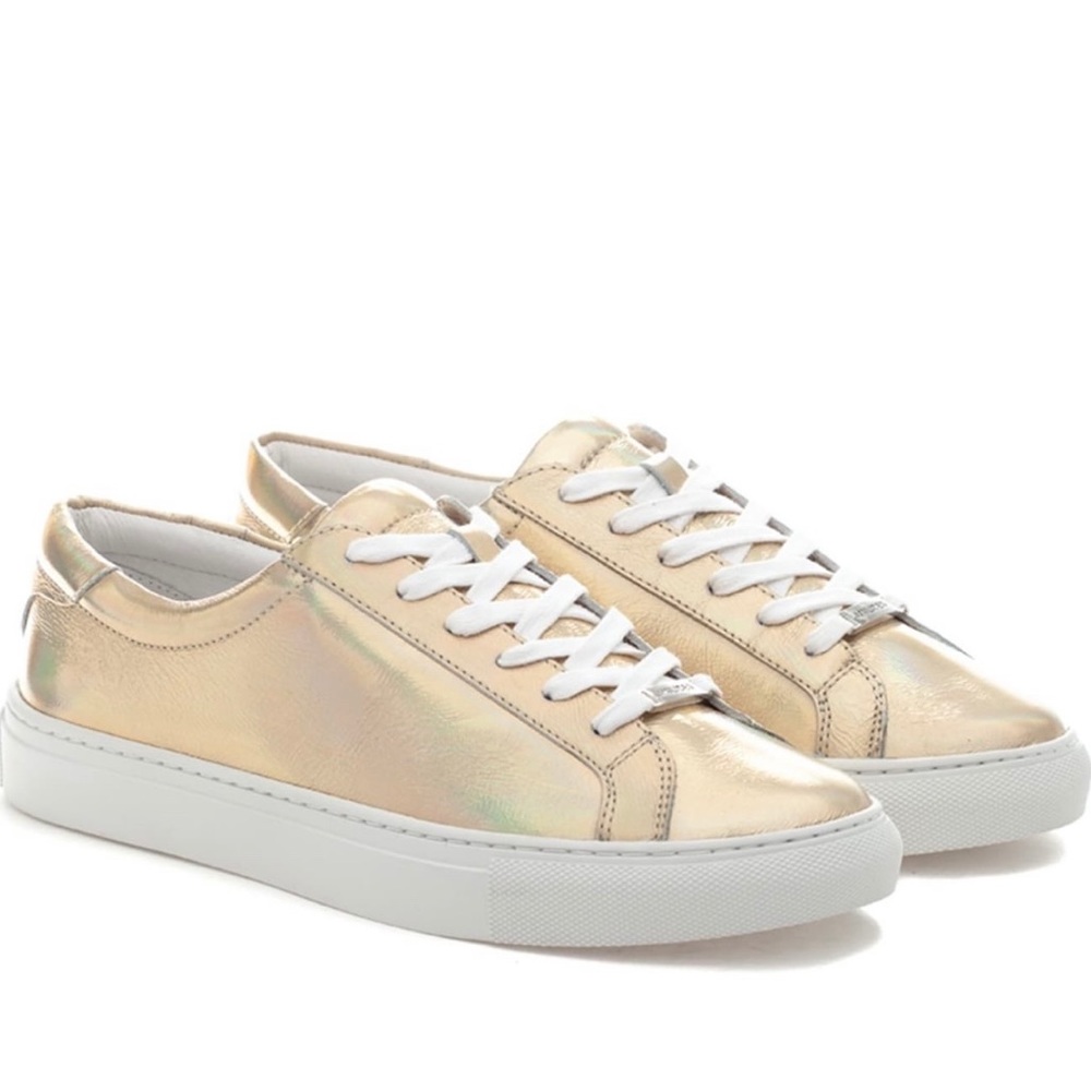 J Slides Lucki Lace Up Leather Sneakers Size 7.5